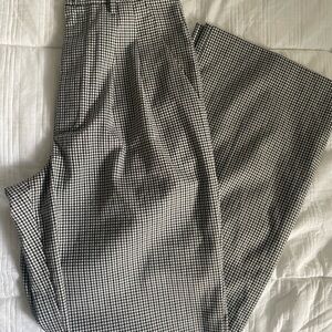 Reformation women’s Monochrome Check Pants